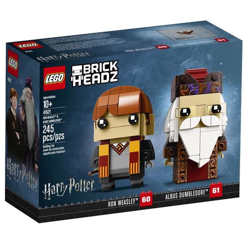 LEGO BrickHeadz 41621 - Harry Potter - Ron Weasley & Albus Dumbledore