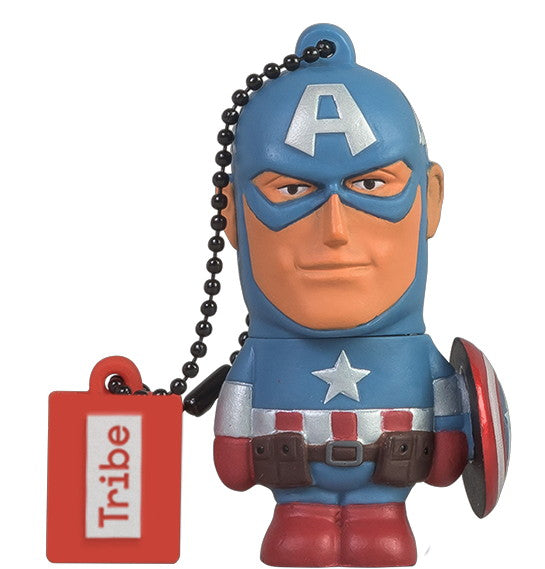Tribe - Pen Drive Marvel 16GB Captain America