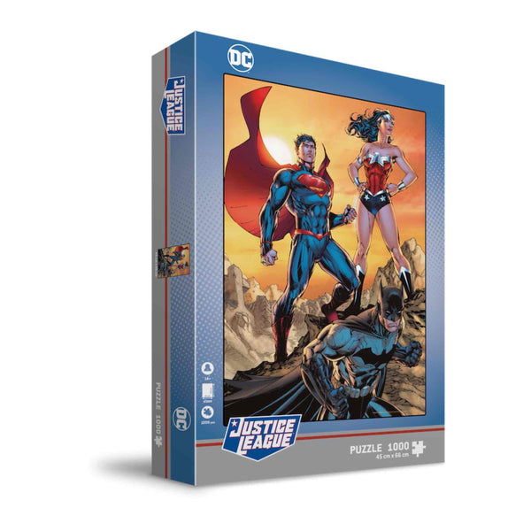 Puzzle DC Comics - Justice League Batman Superman Wonder Woman - 1000 Peças
