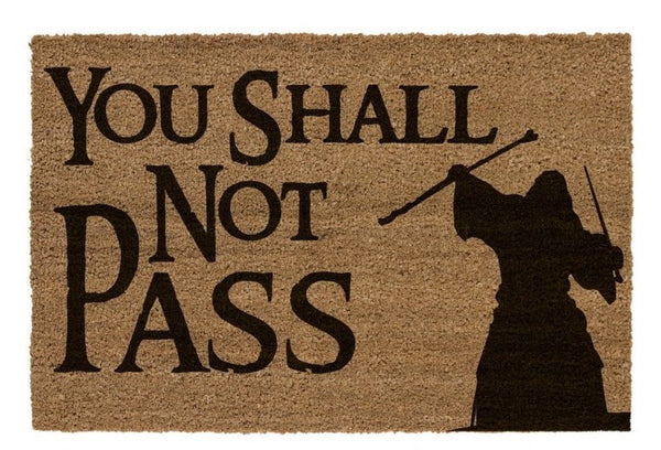 Tapete de Entrada Lord of the Rings - You Shall Not Pass