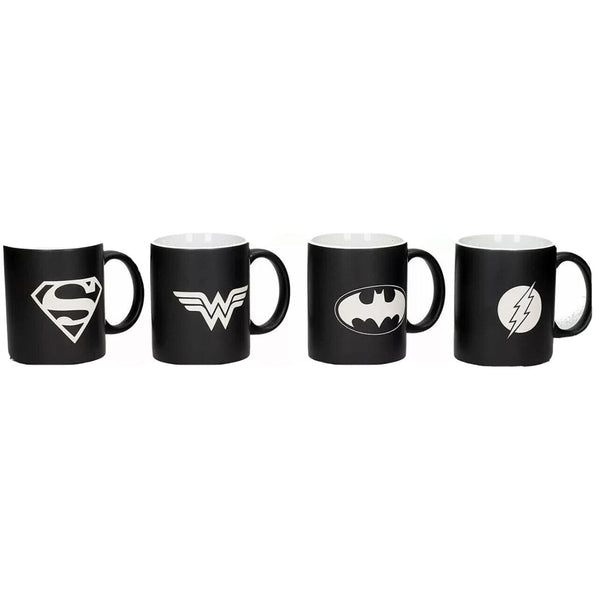 Conjunto 4 Canecas em Cerâmica Justice League - Limited Edition